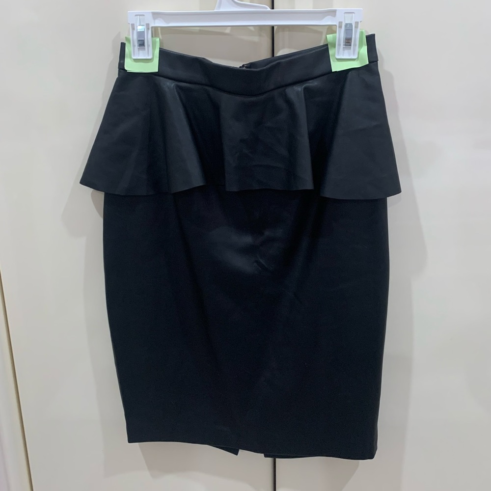Leather skirt